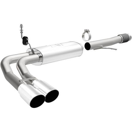 MagnaFlow Exhaust Products - MagnaFlow 14 Chev Silverado V8 5.3L CC/EC Dual Same Side Before P/S Tire Exit SS Cat Back Perf Exh