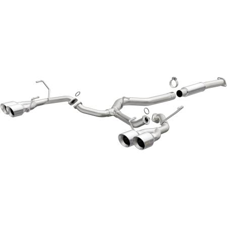 MagnaFlow Exhaust Products - MagnaFlow SYS Cat-Back 15-17 Subaru WRX Sti 2.5L Polished 3in Tips