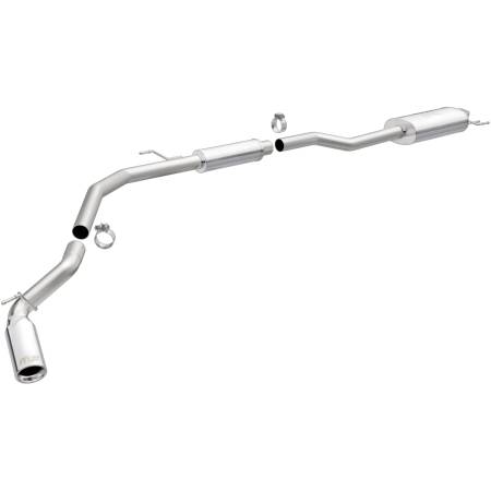 MagnaFlow Exhaust Products - MagnaFlow 2017 Honda Ridgeline V6 3.5L 409 SS Polished 2.5in. MF Series Cat-Back Exhaust