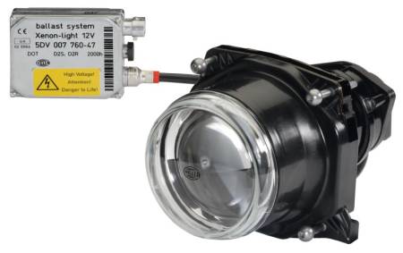 HELLA - HELLA 90MM Bi-Xenon High/Low Beam Module Head Lamp