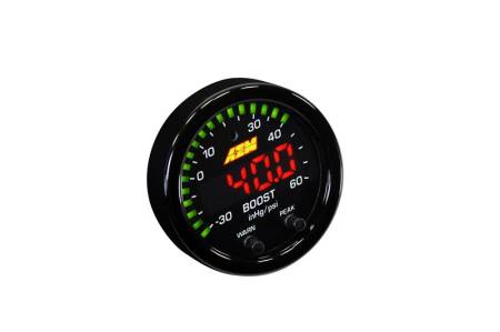 AEM Electronics - AEM X-Series Boost Pressure -30inHg 60psi Gauge Kit