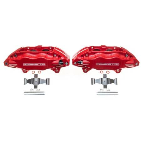 Power Stop - PowerStop 04-14 Subaru Impreza Front Red Calipers w/o Brackets - Pair