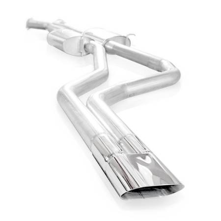 Stainless Works - Stainless Works 2004 GTO 3in Catback Chambered Mufflers X-Pipe Slash Cut Tips