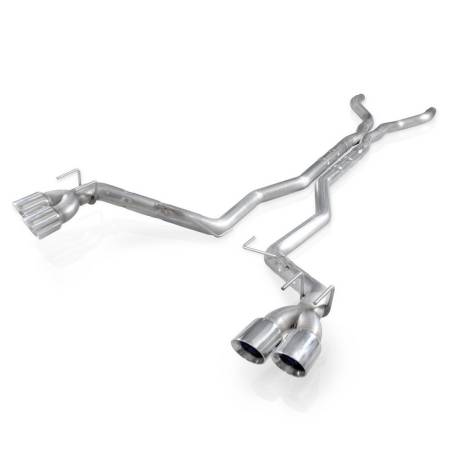 Stainless Works - Stainless Works 2012-15 Camaro ZL1 6.2L 3in Catback Dual Chambered Exhaust X-Pipe Quad Tips