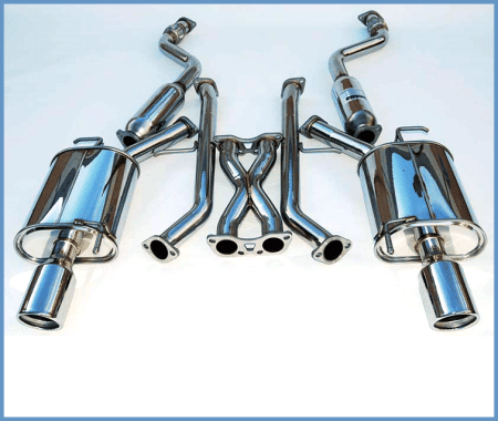 Invidia - Invidia 07+ Infiniti G35/G37 Sedan 4dr Q300 Stainless Steel Tip Cat-back Exhaust