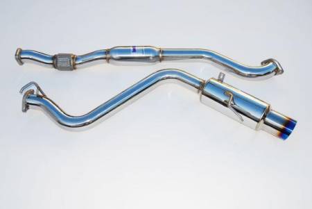 Invidia - Invidia 08-09 WRX Sedan 76mm (101mm tip) REGULAR Titanium Tip Cat-back Exhaust