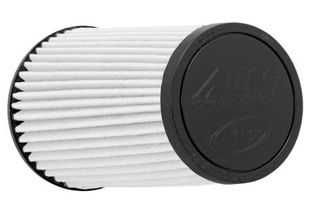 AEM Induction - AEM Dryflow Conical Air Filter 2.75in Flange ID / 6in Base OD / 5.125in Top OD / 9.125in Height