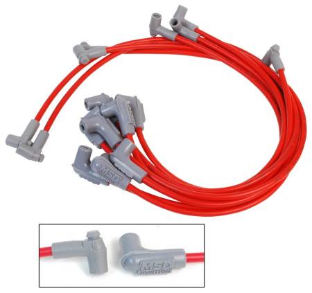 MSD Ignition - MSD Wire Set, Super Conductor, Small Block Chevy with HEI Cap