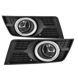 Spyder Auto - Spyder Cadillac SRX 2010-2015 OEM Style Fog Lights W/Universal Switch Clear FL-CASRX10-C