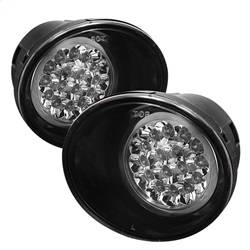 Spyder Auto - Spyder Nissan Titan 04-12/Nissan Armada 04-12 LED Fog Lights w/Switch Clear FL-LED-NT04-C