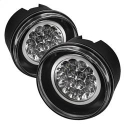 Spyder Auto - Spyder Jeep Grand Cherokee 05-09/Commander 06-08 LED Fog Lights w/Switch Clear FL-LED-JGC05-C