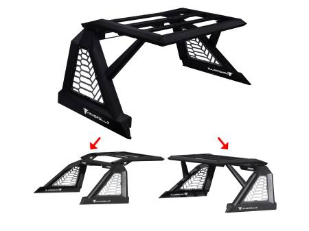 Armordillo - Armordillo CR-X Rack Chase Rack For Mid Size Trucks