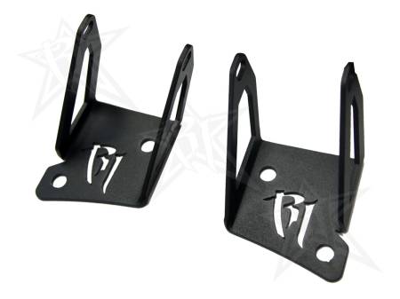 Rigid Industries - RIGID 2007-2015 Jeep JK A-Pillar Mount Kit, Fits D-Series or Radiance POD Lights