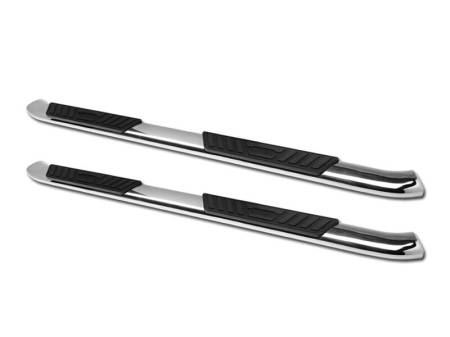 I3 Enterprise - I3 2005-2019 Nissan Frontier Crew Cab 5" Bent End Side Step Bars (Polish)