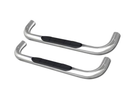 I3 Enterprise - I3 2014 Chevy Silverado/Sierra 1500 Regular Cab (Body Mount) Side Step Bar (Black)Design Same As Wb