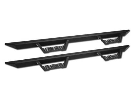 I3 Enterprise - I3 2001-2004 Toyota Tacoma Double Cab Modular Step Side Step Bars (Matte Black)