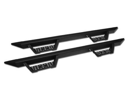 I3 Enterprise - I3 2007-2018 Toyota Tundra Double Cab Modular Step Side Step Bars (Matte Black)