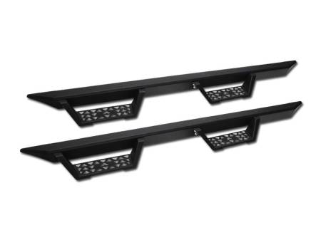 I3 Enterprise - I3 2007-2018 Jeep Wrangler Unlimited (Jk Model) 4 Door Modular Step Side Step Bars (Matte Black)