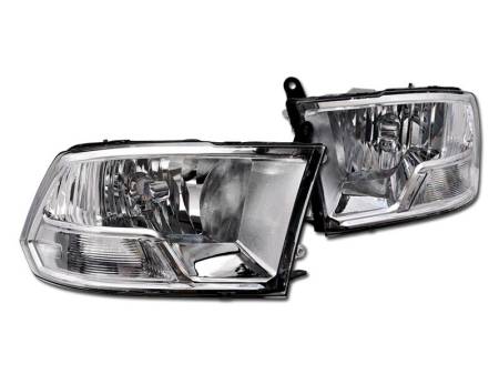 I3 Enterprise - I3 2009-2016 Dodge Ram 1500 / 2010-2016 Dodge Ram 2500/3500 - Crystal Headlight W/O Amber W/O Bulbs (Not Fit Quad Lamp) - Chrome