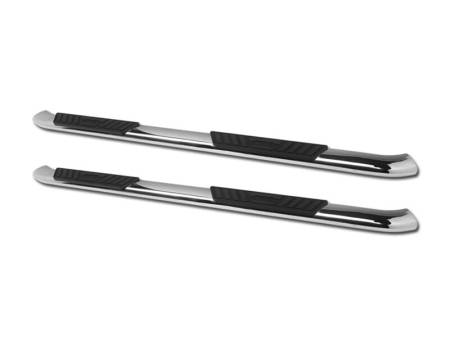 I3 Enterprise - I3 2004-2017 Nissan Titan Crew Cab 5" Bent End Side Step Bars (Polish)