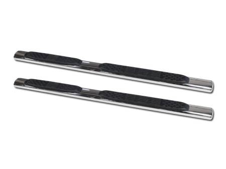 I3 Enterprise - I3 04-10 Nissan Titan Crew Cab 5" 201 Stainless Steel Oval Side Step Bar (Chrome)