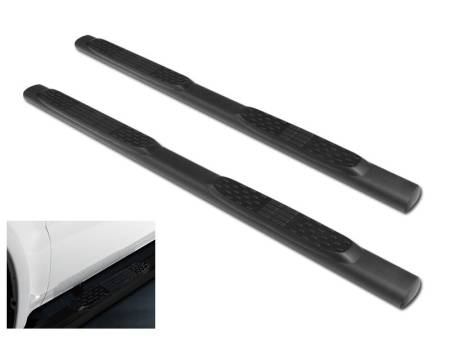 I3 Enterprise - I3 2009-2014 Dodge Ram 1500 - 5" Stainless Steel 201 Side Step Bar - Quad Cab - Body Mount - Matte Black