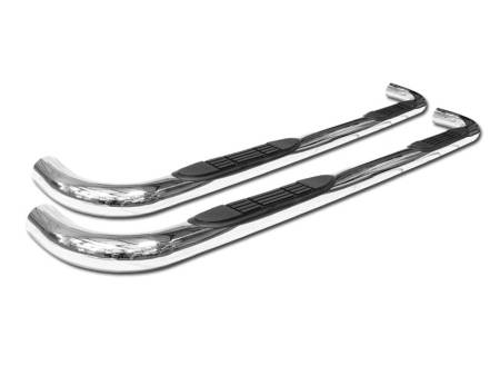 I3 Enterprise - I3 01-04 Chevy S Series Crew Cab Stainless Steel Side Step Bar (Black)