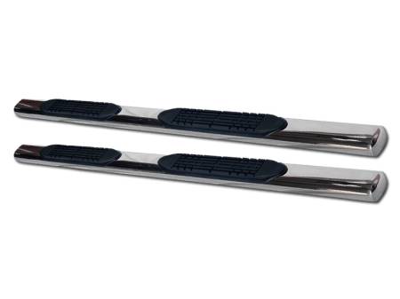 I3 Enterprise - I3 2005-2019 Nissan Frontier King Cab 4" Stainless Steel Oval 201 Side Step Bar (Chrome)