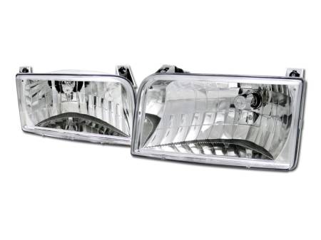 I3 Enterprise - I3 92-96 Ford F150/Bronco Crystal Headlights (Chrome)