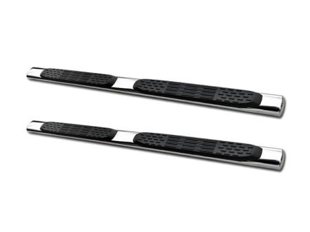 I3 Enterprise - I3 98-01 Dodge Ram 1500/2500/3500 Quad Cab 5" Stainless Steel 201 Side Step Bar (Chrome)