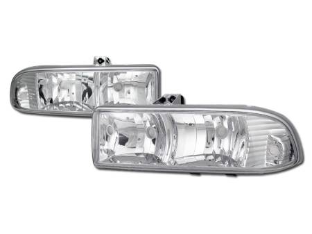 I3 Enterprise - I3 98-04 Chevy S10/Blazer Crystal Headlights (Chrome)