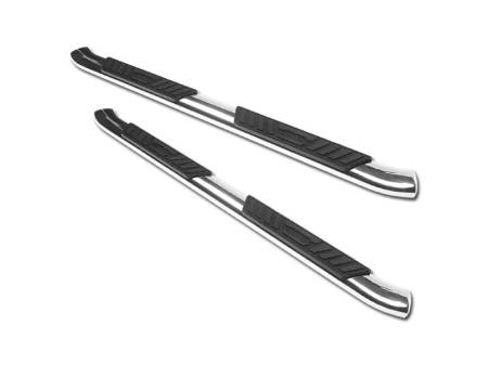 I3 Enterprise - I3 2004-2014 Ford F-150 Super Cab 5" Bent End Side Step Bars (Polish)