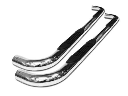 I3 Enterprise - I3 1999-2016 Ford F250 Regular Cab 3" Stainless Steel 201 Side Step Bar (Chrome)