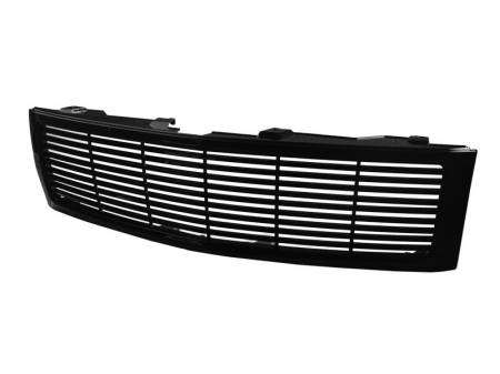 I3 Enterprise - I3 2007-2010 Chevy Silverado 1500 - Horizontal - Front Grill - Black