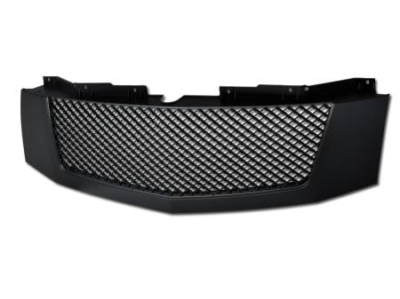 I3 Enterprise - I3 2007-2009 Cadillac Escalade Honeycomb Diamond Mesh Style Front Grill - (Matte Black)