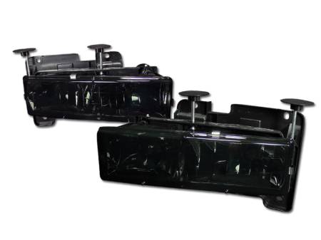 I3 Enterprise - I3 88-98 Chevy/Gmc C10 Fullsize/Pickup/Suv Crystal Headlights (Smoke)