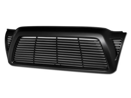 I3 Enterprise - I3 2005-2011 Toyota Tacoma - Horizontal Style Front Grille - Matte Black