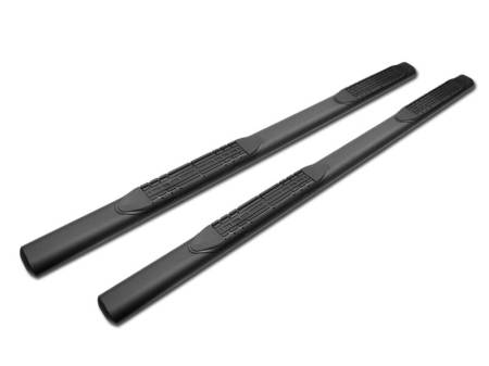 I3 Enterprise - I3 2015-2019 Ford F150 / 2017-Up Super Duty F-250/F-350/F-450 - Super Cab - Rocker Panel Mount - 4 " Steel - Side Step Bars - Matte Black