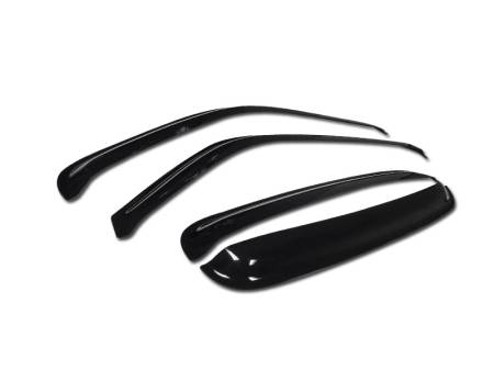 I3 Enterprise - I3 2007-2013 Chevy Silverado New Body Style Crew Cab Window Visor 4Pcs