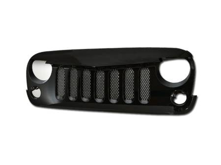 I3 Enterprise - I3 2007-2015 Jeep Wrangler Front Grille (Black)