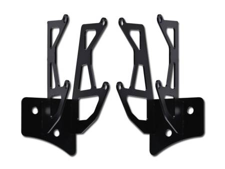 I3 Enterprise - I3 2007-2016 Jeep Wrangler/Wrangler Unlimited - Led Light Mount - Lower Windshield Mount - 2 X 4" Led - Black