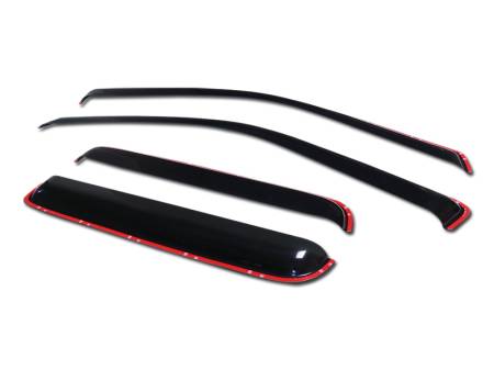 I3 Enterprise - I3 04-12 Chevy Colorado/Gmc Canyon (Crew Cab) 4Dr In-Channel Window Visor 4Pcs