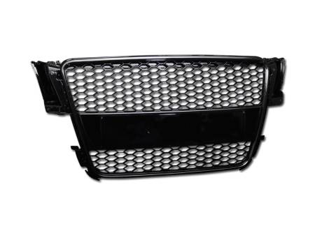 I3 Enterprise - I3 08-10 Audi A5 Rs Style Front Grill W/Logo Base (Black)