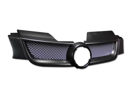 I3 Enterprise - I3 06-08 Vw Golf Mk5 (Only Fit Rabbit) Abs Front Grill W/Aluminum Mesh (Black)