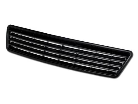 I3 Enterprise - I3 1998-2001 Audi A6 Front Grill W/O Logo Base - Abs Front Grille - Matte Black