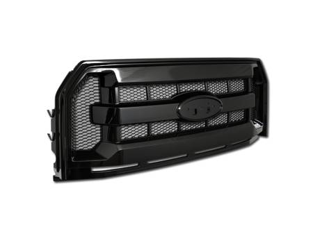 I3 Enterprise - I3 2015-Up Ford F150 Oem Style Honeycomb Mesh Front Grille -Black