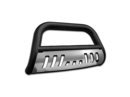 I3 Enterprise - I3 1999 1/2-04 Nissan Pathfinder Bull Guard W/Brushed Chrome Skid Plate (Matte Black)