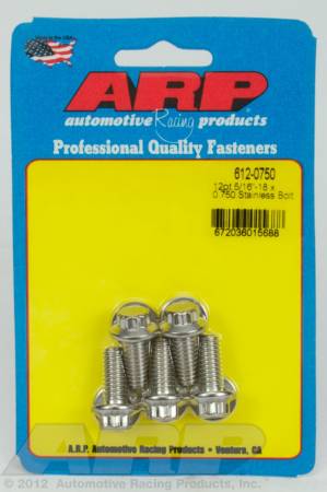 ARP - ARP 5/16-18 x 0.750 12pt SS bolts 612-0750