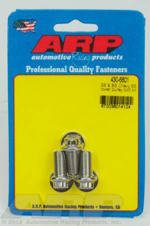 ARP - ARP SB & BB Chevy SS lower pulley bolt kit 430-6801