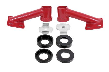 BMR Suspension - BMR 15-17 S550 Mustang Cradle Bushing Lockout Kit - Red